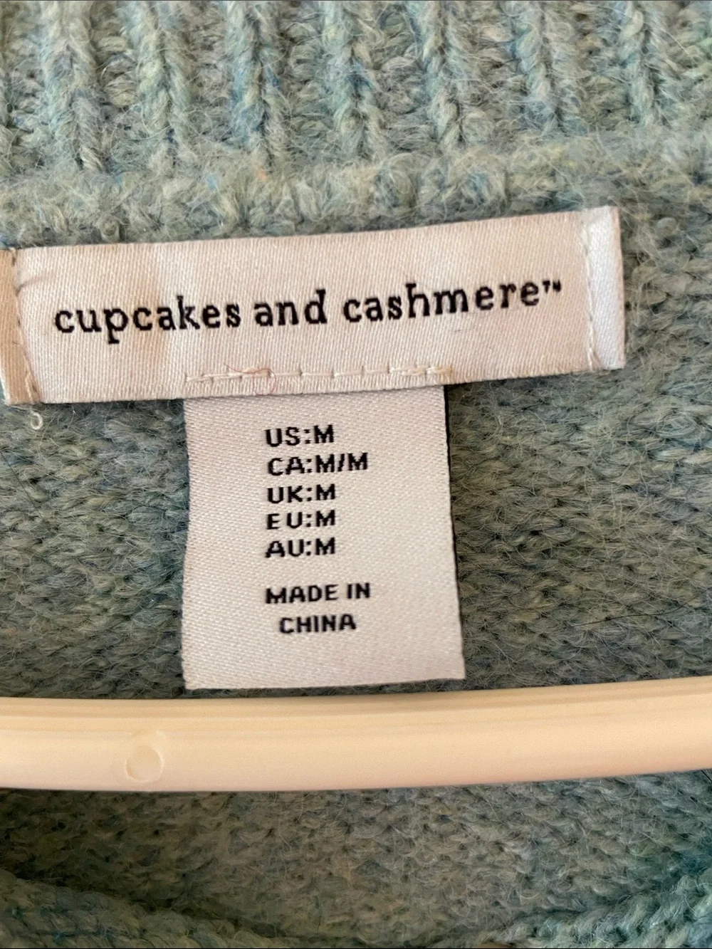 Women’s Cupcakes and Cashmere Two Tone Sweater, Size Medium, Stretch
